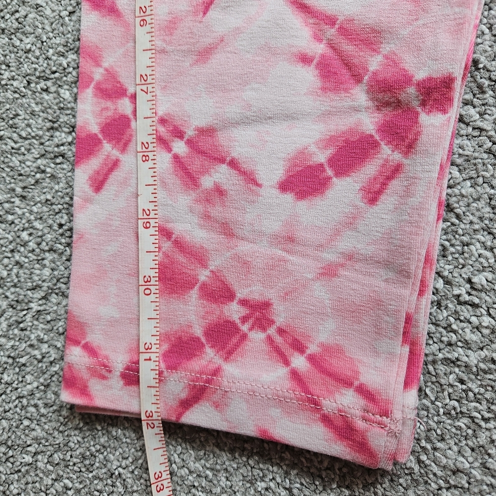 J.Crew tie & dye print crop leggings, medium, pink - Picture 7 of 8